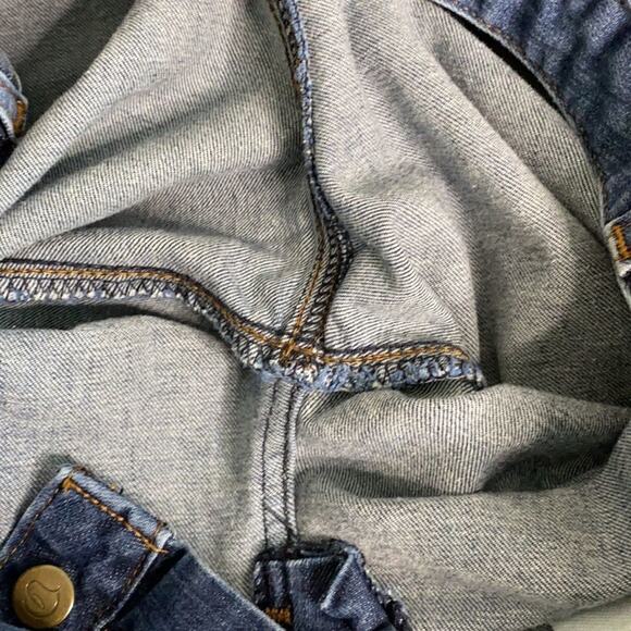 Boston Proper Dark/Medium High-Rise Slim Straight-Leg Jean Woman’s Jeans Size 8 - Picture 12 of 16